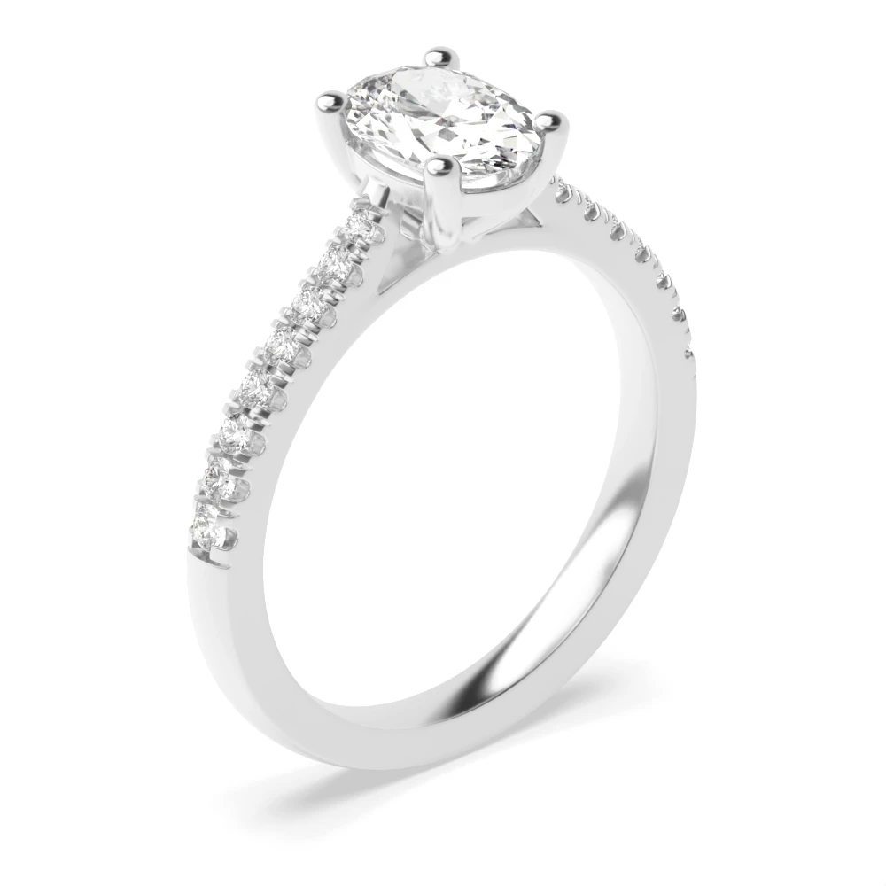 Oval shaped ring