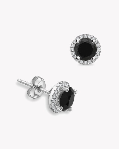 Black Diamond Earrings