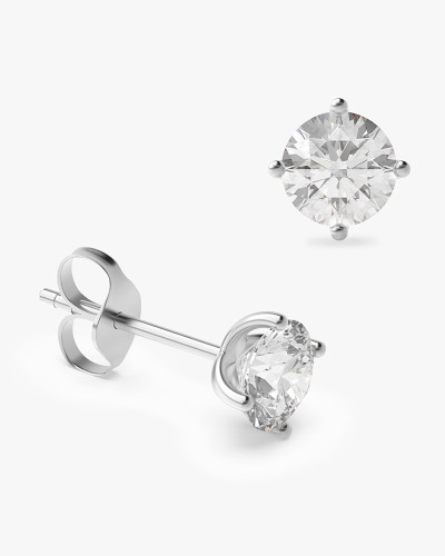 White Gold Diamond Earrings