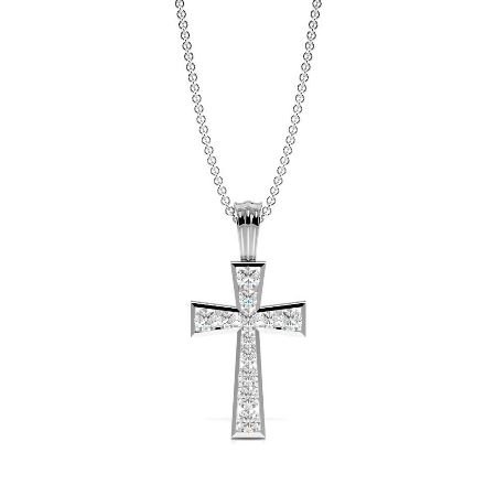 ELEGANT DIAMOND CROSS PENDANTS