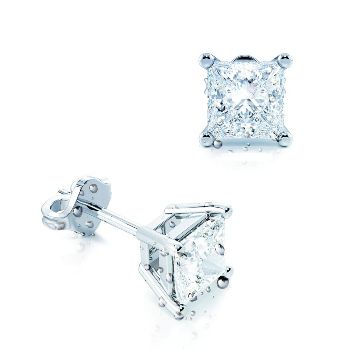 Oval Shape Stud Earrings