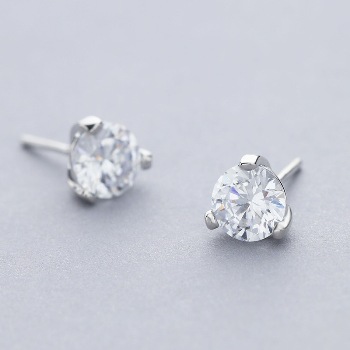 Oval Shape Stud Earrings